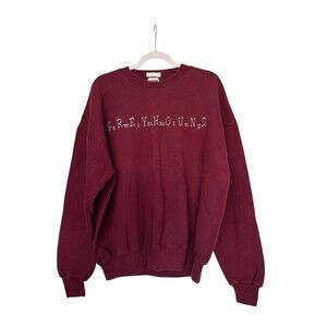 Jerzees University of Indianapolis Greyhounds Swimming Crewneck Sweatshirt XL